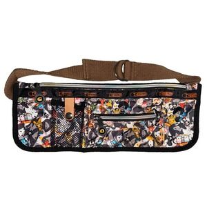 Cairo Fanny Pack Waist Bag Anime Print Y2K Vintage *spots